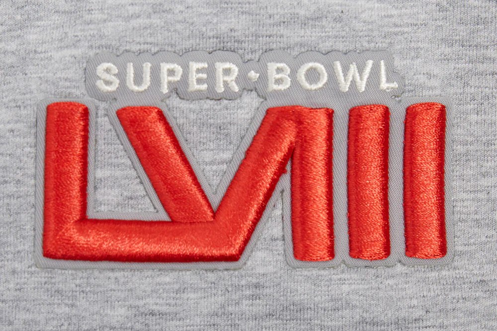 NFL NFL SUPERBOWL LVIII SINGLE JERSEY BOXY WOMEN'S TEE (HEATHER GREY) - Image 6