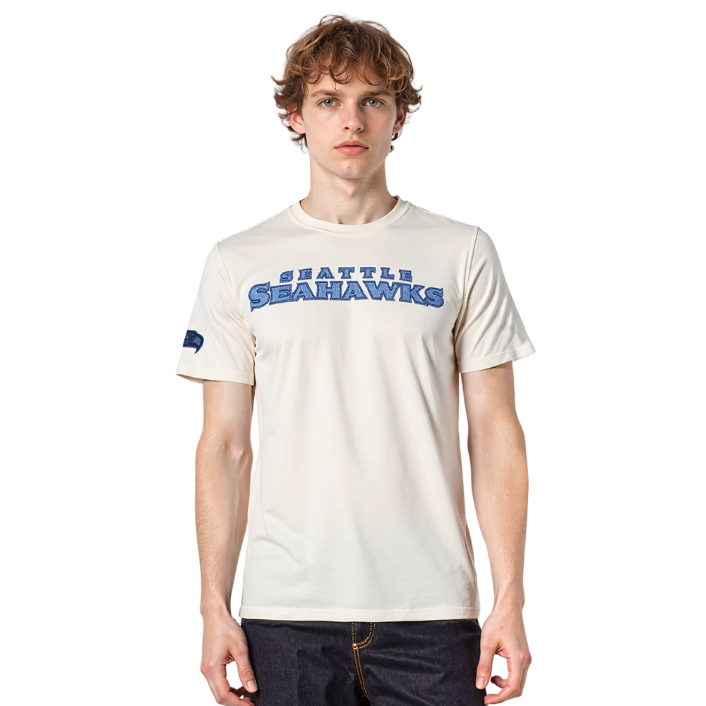 NFL SEATTLE SEAHAWKS VARSITY BLUES MEN'S SJ TEE (LINEN) - Image 7