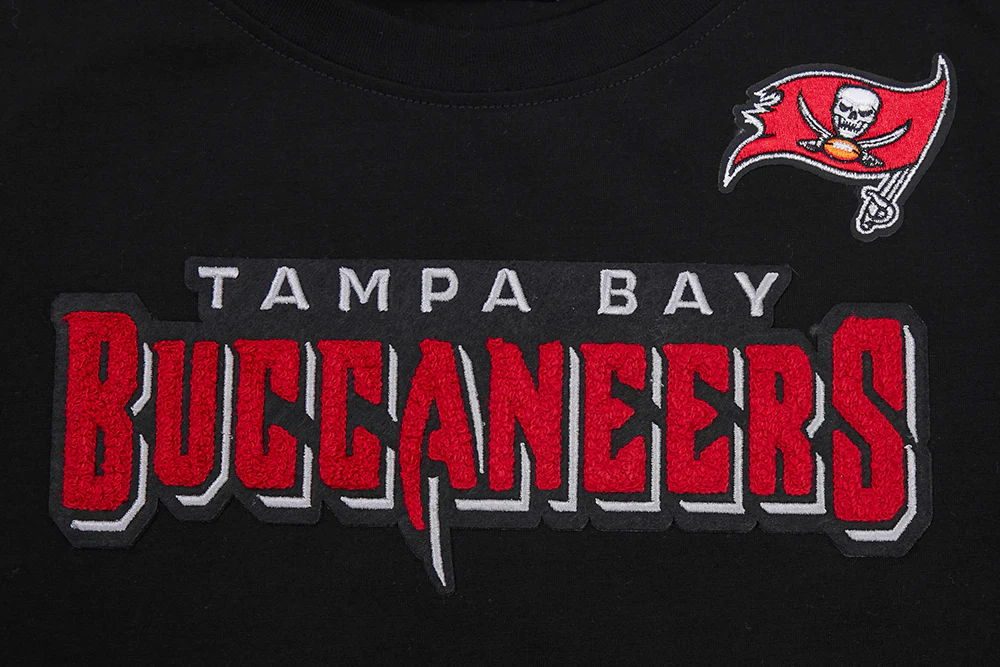 NFL TAMPA BAY BUCCANEERS CLASSIC SHORT SLEEVE WOMEN'S SLIM FIT TEE (BLACK) - Image 5
