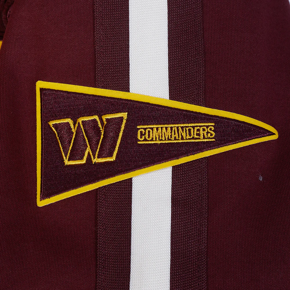 NFL WASHINGTON COMMANDERS PRO GAME DAY MEN'S DBL KNIT JACKET (WINE/EGGSHELL/WINE) - Image 16