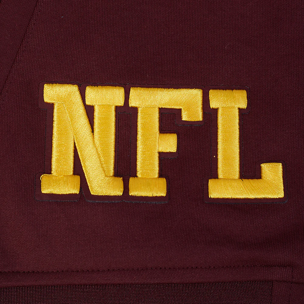 NFL WASHINGTON COMMANDERS PRO GAME DAY MEN'S DBL KNIT JACKET (WINE/EGGSHELL/WINE) - Image 17
