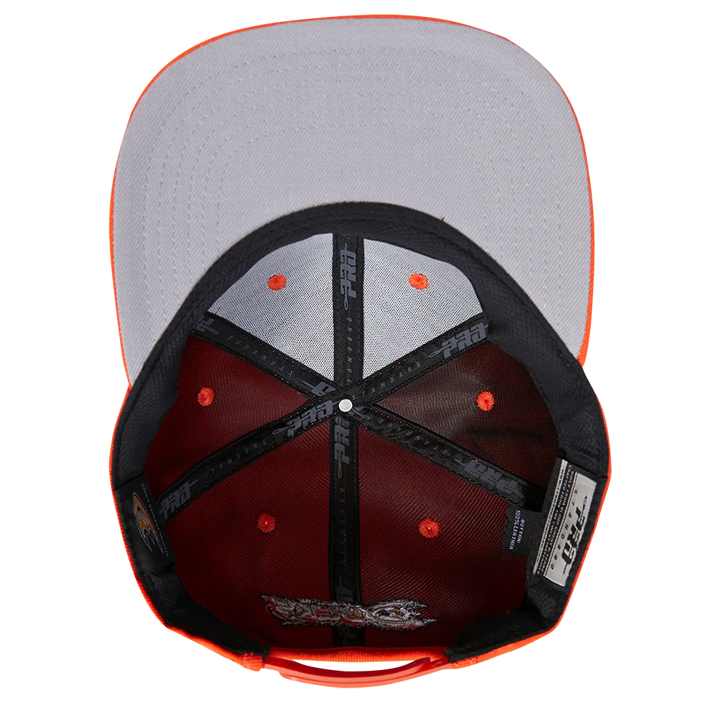 NHL ANAHEIM DUCKS CLASSIC LOGO WOOL UNISEX SNAPBACK HAT (ORANGE/GRAY) - Image 6