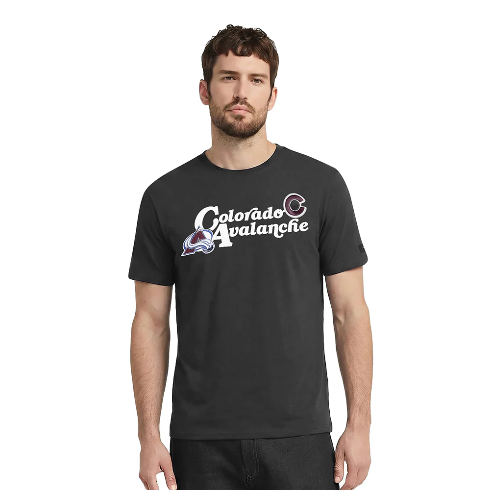 NHL COLORADO AVALANCHE SOUVENIR MEN'S SJ TEE (BLACK)