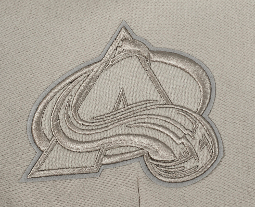 NHL COLORADO AVALANCHE NEUTRAL MEN'S DROP SHOULDER PULLOVER HOODIE (TAUPE) - Image 11