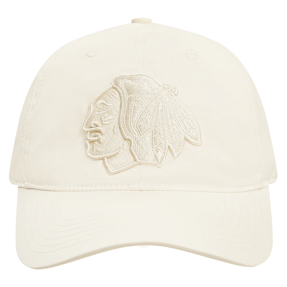 NHL CHICAGO BLACKHAWKS NEUTRAL DAD HAT (EGGSHELL)