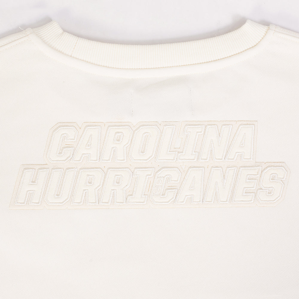 NHL CAROLINA HURRICANES NEUTRAL WOMEN'S CREWNECK (EGGSHELL) - Image 6