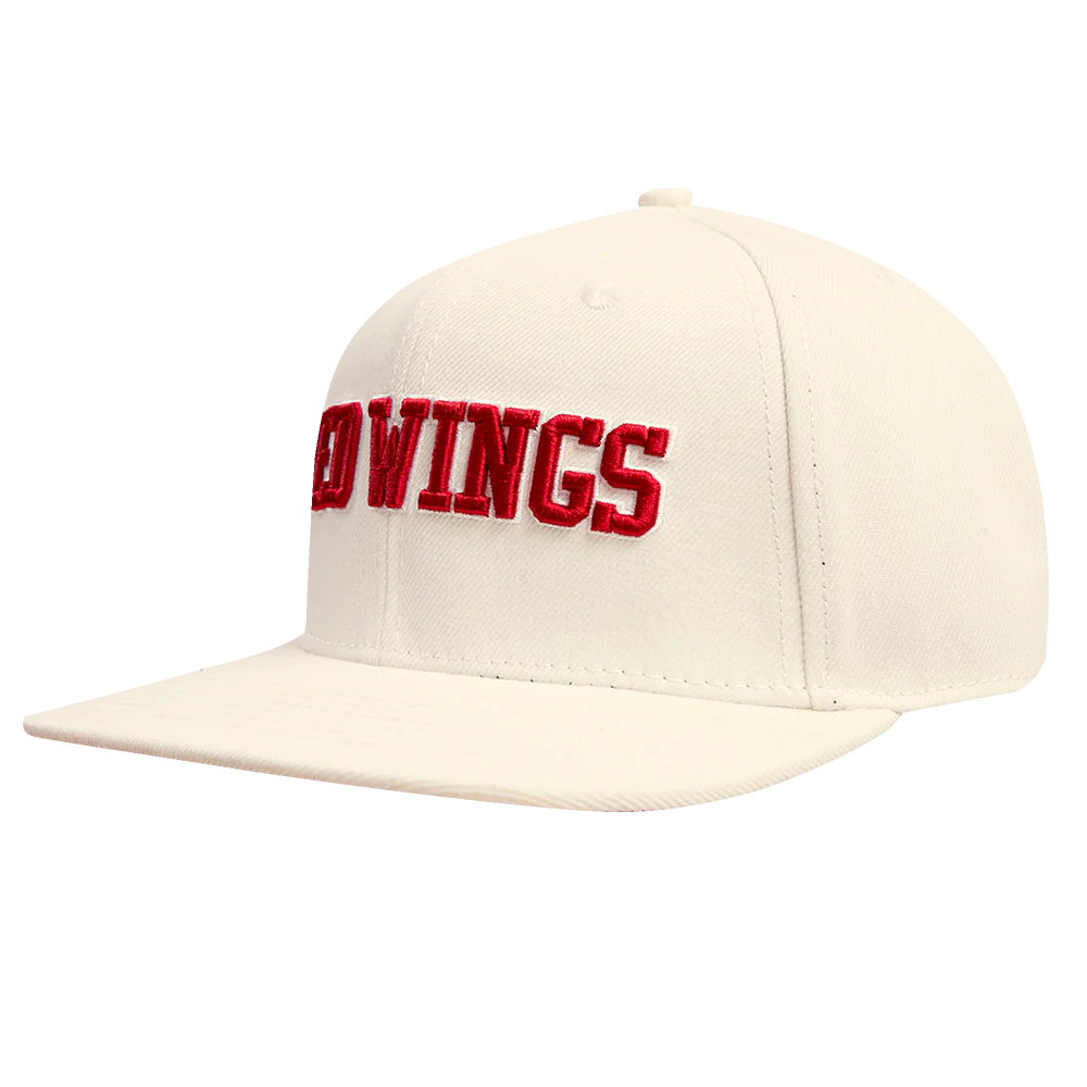 NHL DETROIT RED WINGS WORD SNAPBACK (EGGSHELL) - Image 3