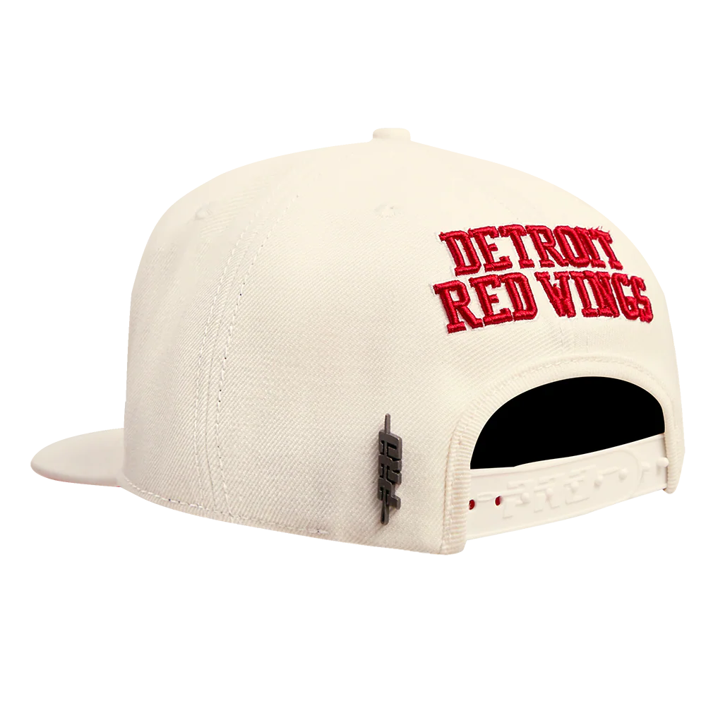 NHL DETROIT RED WINGS WORD SNAPBACK (EGGSHELL) - Image 4