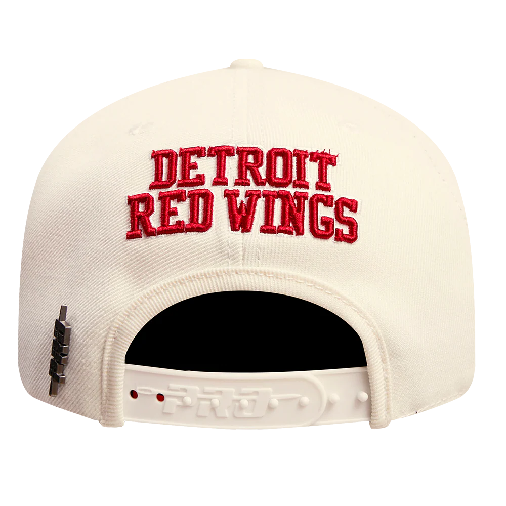 NHL DETROIT RED WINGS WORD SNAPBACK (EGGSHELL) - Image 5