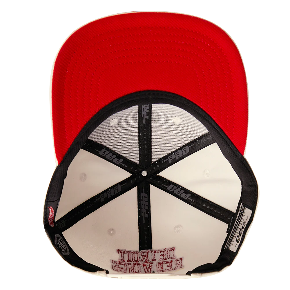 NHL DETROIT RED WINGS WORD SNAPBACK (EGGSHELL) - Image 6