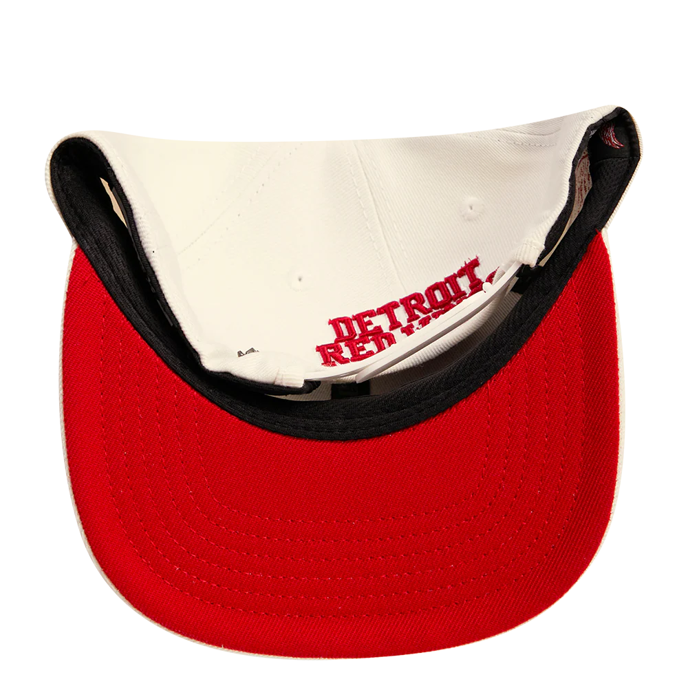 NHL DETROIT RED WINGS WORD SNAPBACK (EGGSHELL) - Image 7