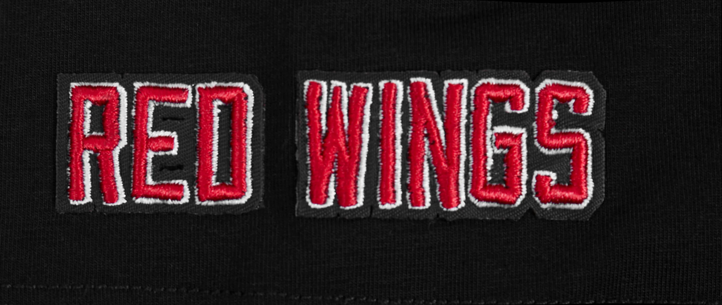 NHL DETROIT RED WINGS SCRIPT TAIL WOMEN'S SINGLE JERSEY BOXY TEE (BLACK) - Image 6