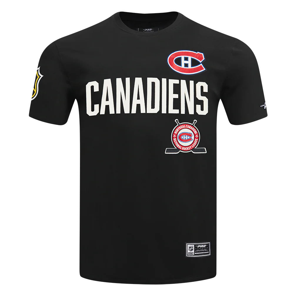 NHL MONTRÉAL CANADIENS MODERN ORIGINALS MEN'S SJ TEE (BLACK) - Image 3