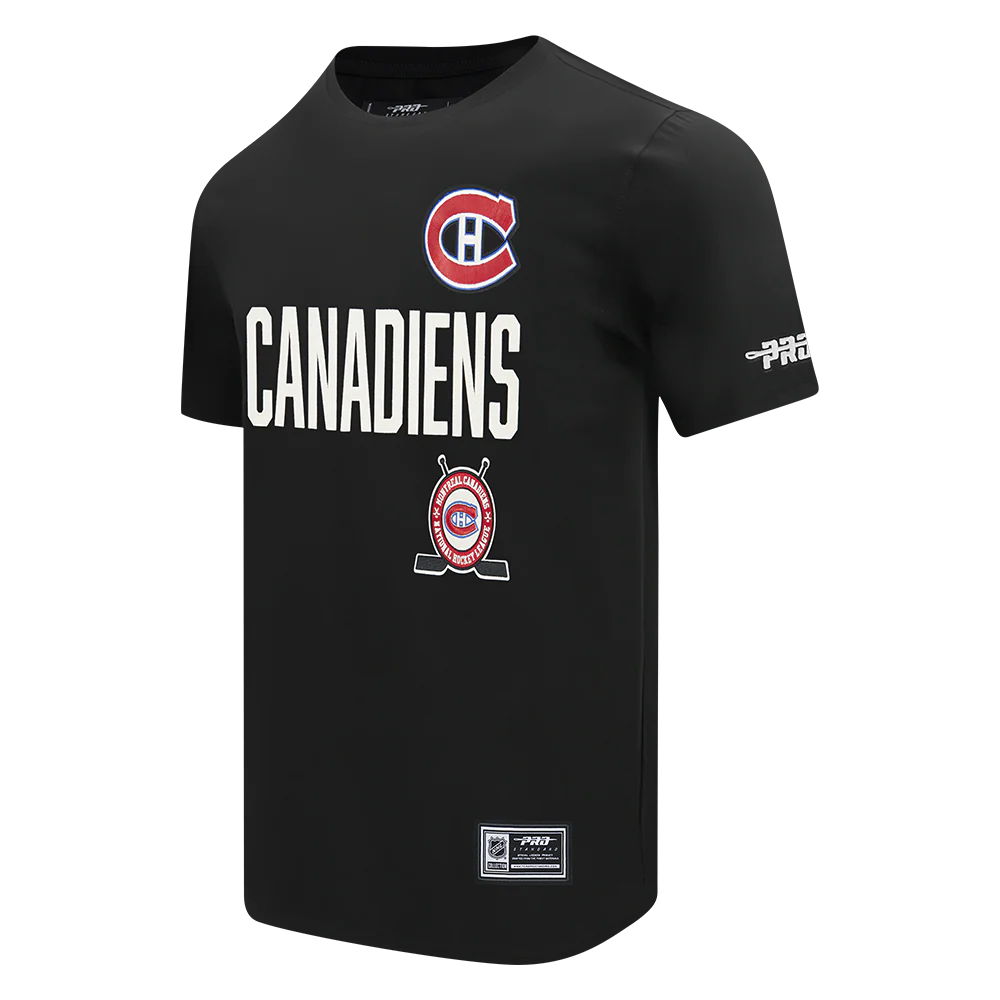 NHL MONTRÉAL CANADIENS MODERN ORIGINALS MEN'S SJ TEE (BLACK) - Image 4