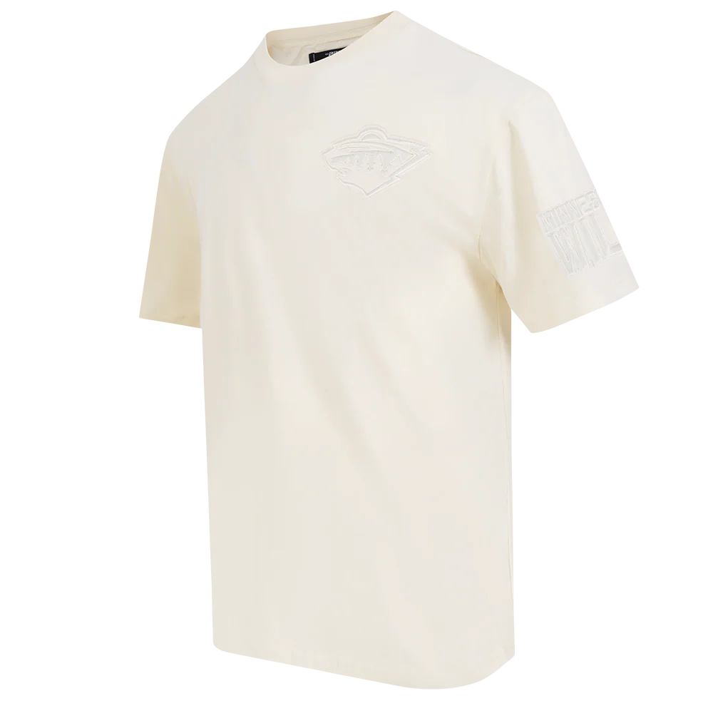 NHL MINNESOTA WILD NEUTRAL MEN'S DROP SHOULDER TEE (EGGSHELL) - Image 2