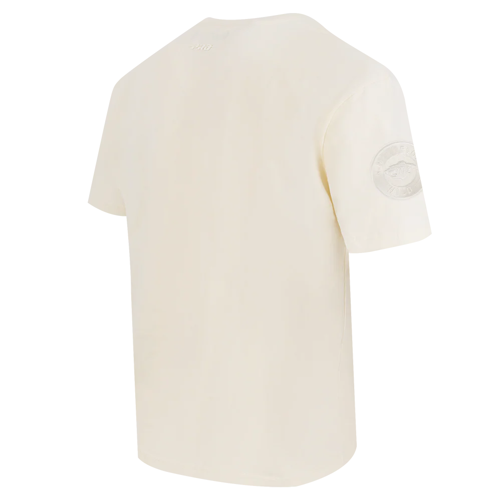 NHL MINNESOTA WILD NEUTRAL MEN'S DROP SHOULDER TEE (EGGSHELL) - Image 4