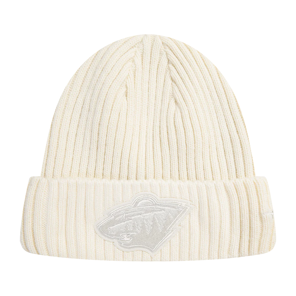 NHL MINNESOTA WILD NEUTRAL BEANIE (EGGSHELL) - Image 2