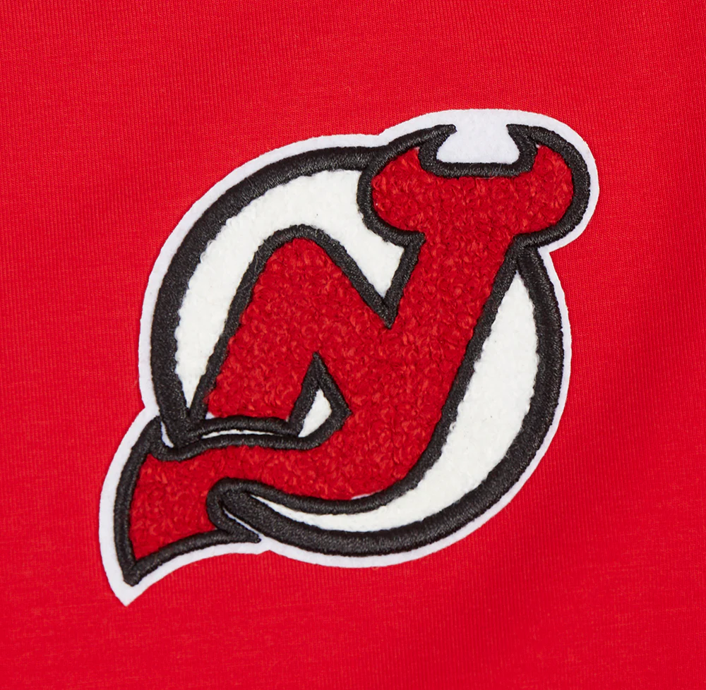 NHL NEW JERSEY DEVILS CLASSIC WOMEN'S BOXY TEE (RED) - Image 9