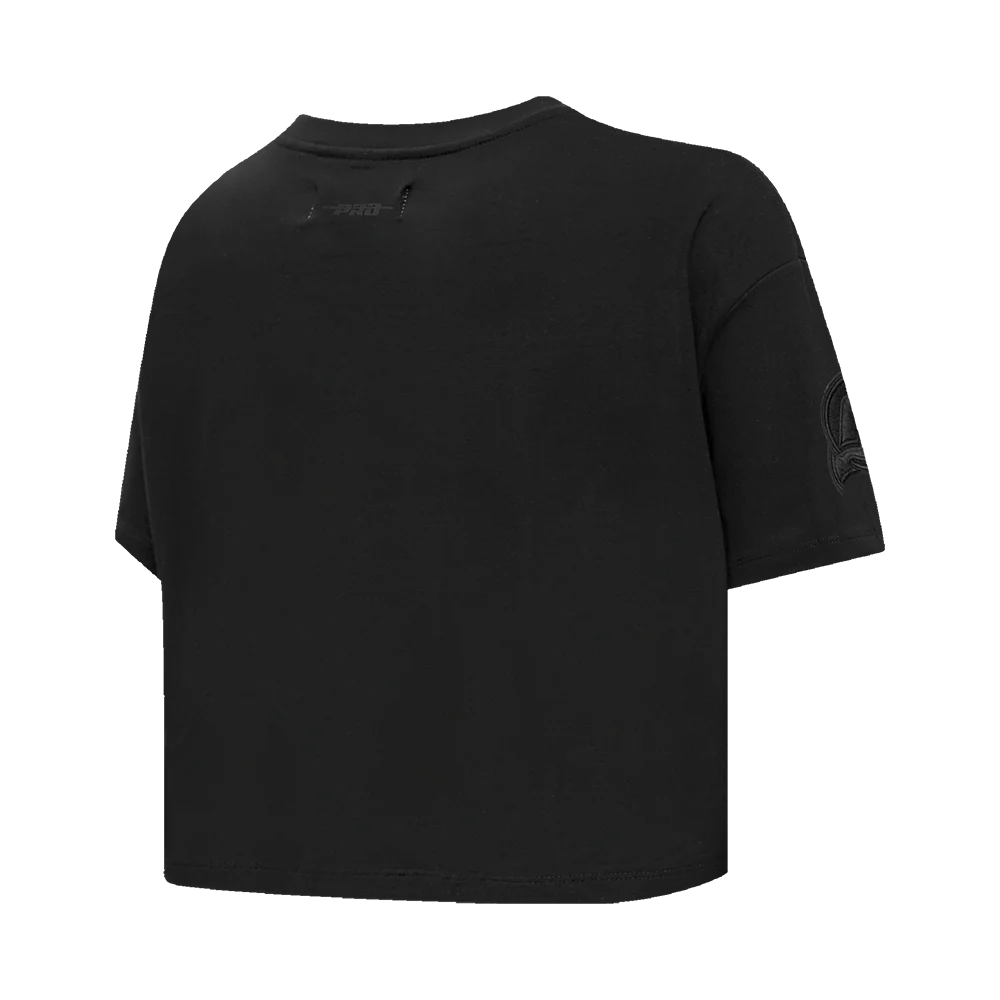 NHL NEW JERSEY DEVILS NEUTRAL WOMEN'S BOXY TEE (BLACK) - Image 3
