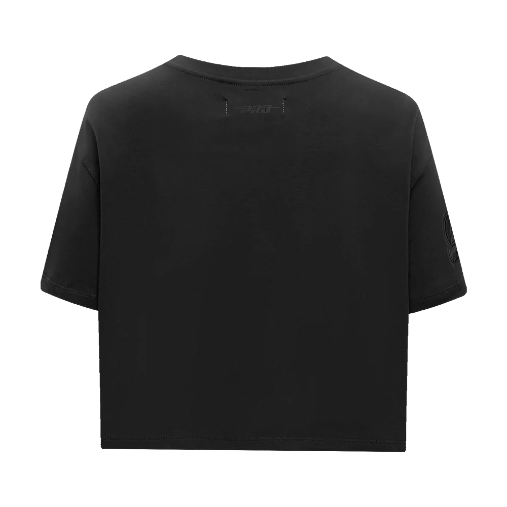 NHL NEW JERSEY DEVILS NEUTRAL WOMEN'S BOXY TEE (BLACK) - Image 4