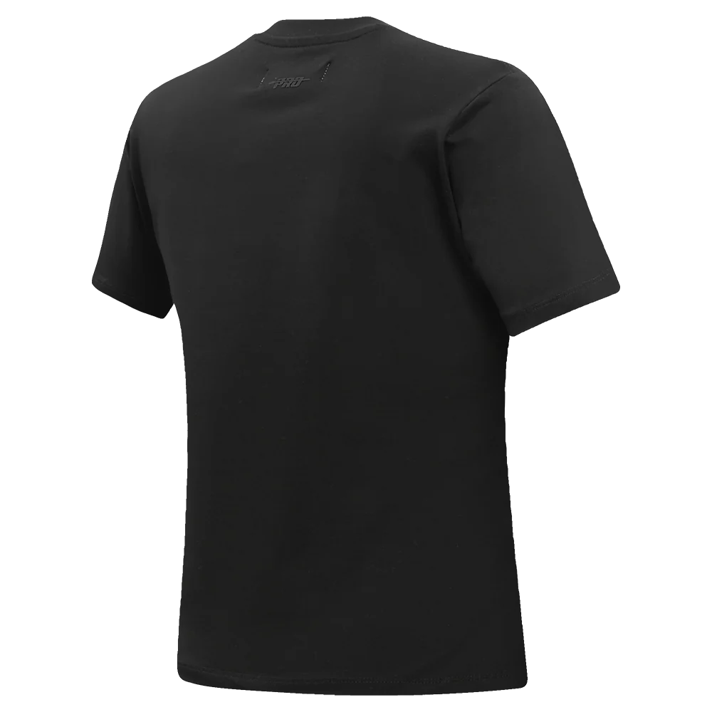 NHL NEW YORK RANGERS CLASSIC SHORT SLEEVE WOMEN'S SINGLE JERSEY SLIM FIT TEE (BLACK) - Image 2