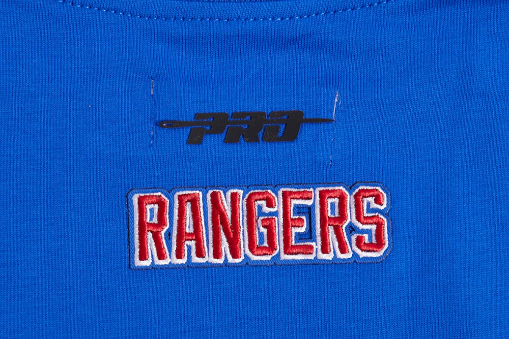NHL NEW YORK RANGERS SCRIPT TAIL WOMEN'S BOYFRIEND TEE (ROYAL BLUE) - Image 6