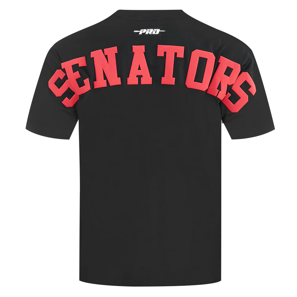 NHL OTTAWA SENATORS WINGSPAN MEN'S CJ DROP SHOULDER TEE (BLACK) - Image 5