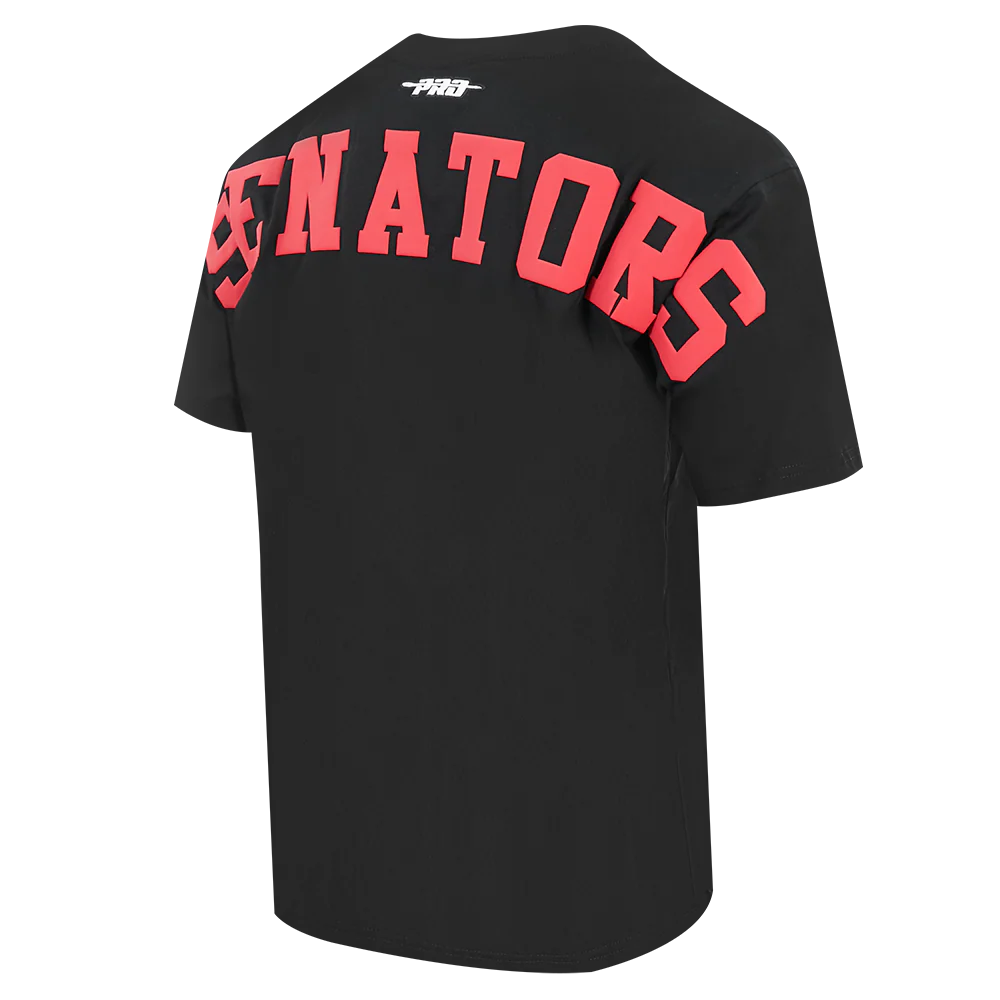 NHL OTTAWA SENATORS WINGSPAN MEN'S CJ DROP SHOULDER TEE (BLACK) - Image 6
