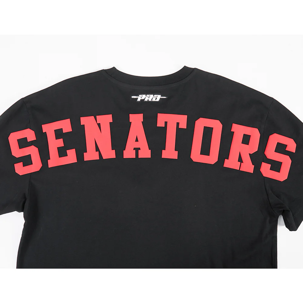 NHL OTTAWA SENATORS WINGSPAN MEN'S CJ DROP SHOULDER TEE (BLACK) - Image 7