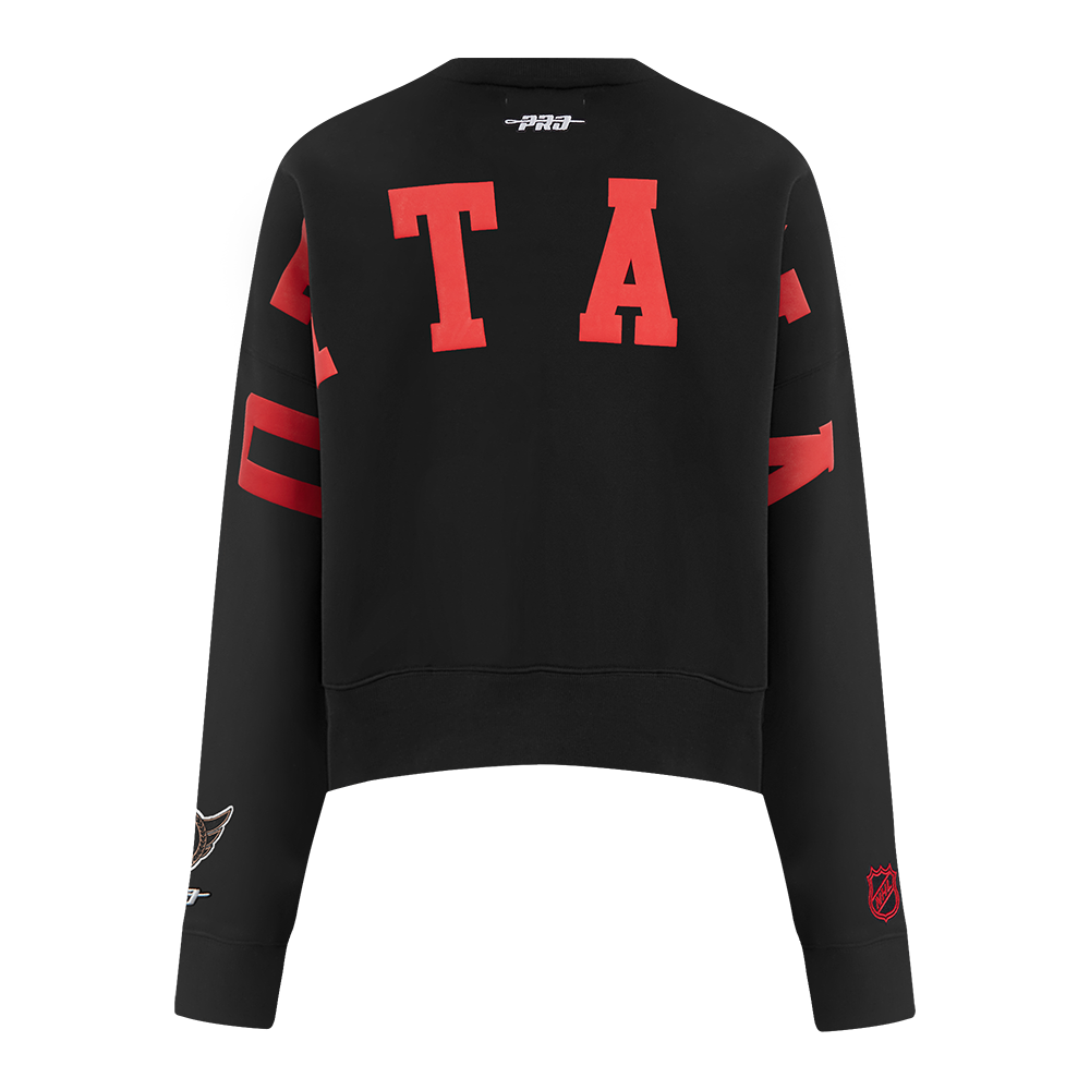 NHL OTTAWA SENATORS WINGSPAN WOMEN'S FLC CREWNECK (BLACK) - Image 5