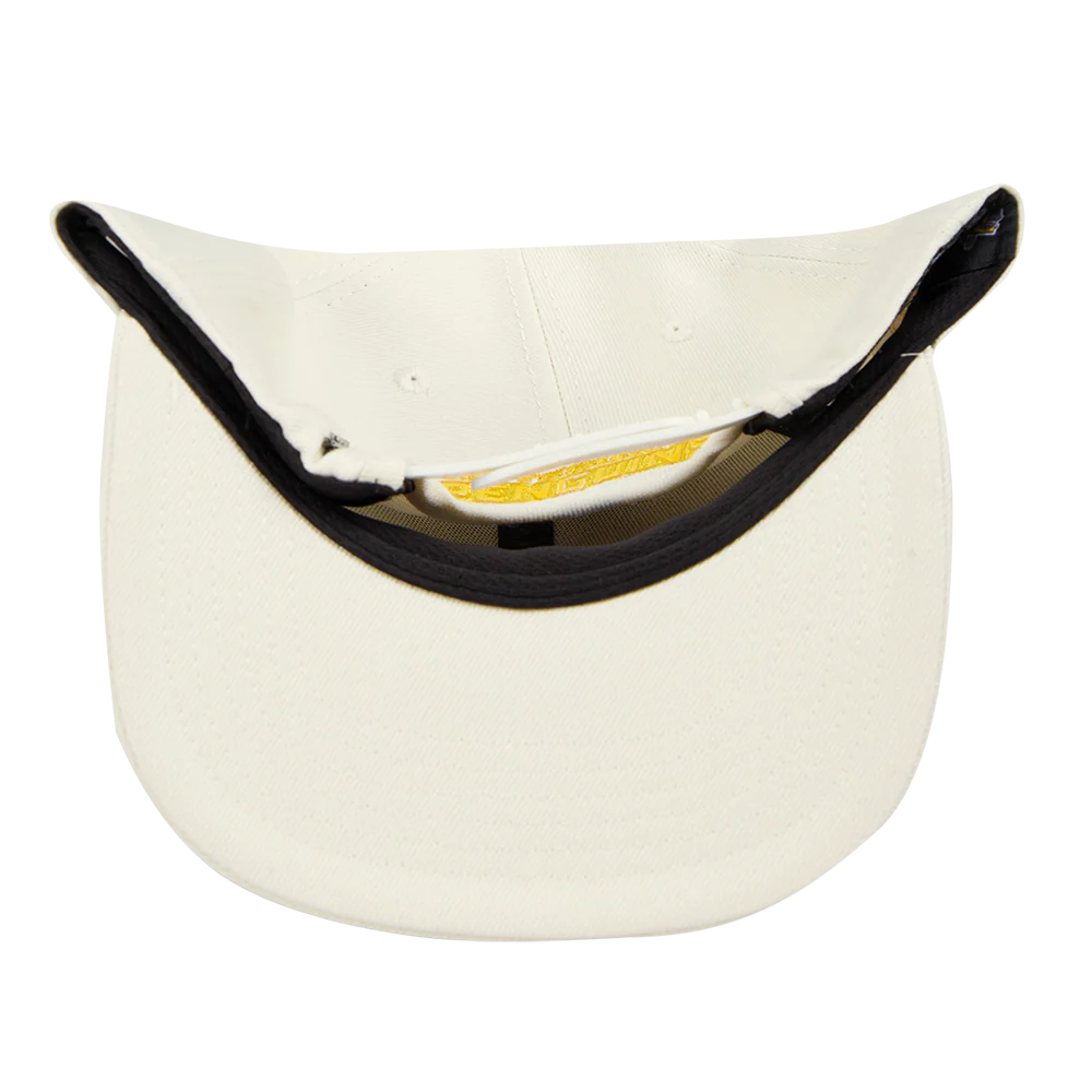 NHL PITTSBURGH PENGUINS TRIPLE TONAL WOOL SNAPBACK HAT (EGGSHELL) - Image 7