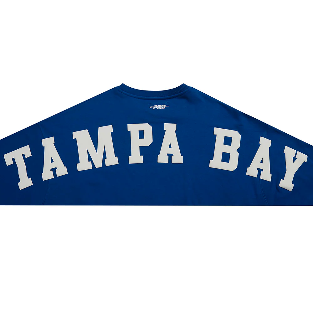 NHL TAMPA BAY LIGHTNING WINGSPAN WOMEN'S FLC CREWNECK (DODGER BLUE) - Image 11