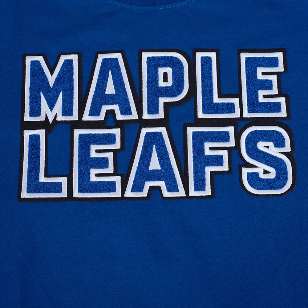 NHL TORONTO MAPLE LEAFS CLASSIC CHENILLE SINGLE JERSEY TEE (DODGER BLUE) - Image 8