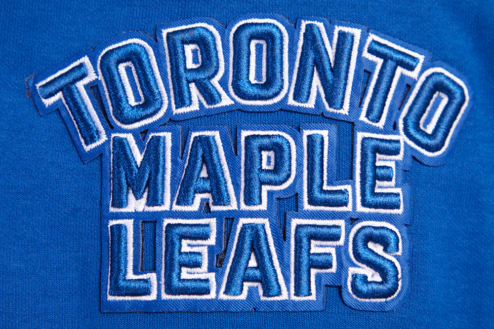 NHL TORONTO MAPLE LEAFS CLASSIC MEN'S WARM UP JACKET (DODGER BLUE) - Image 9