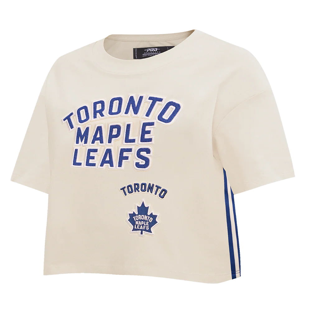 NHL TORONTO MAPLE LEAFS RETRO CLASSIC WOMEN'S BOXY TEE (EGGSHELL) - Image 2