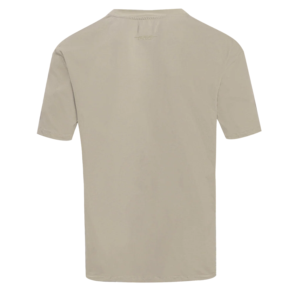 NHL VEGAS GOLDEN KNIGHTS NEUTRAL COTTON JERSEY DROP SHOULDER TEE (TAUPE) - Image 3