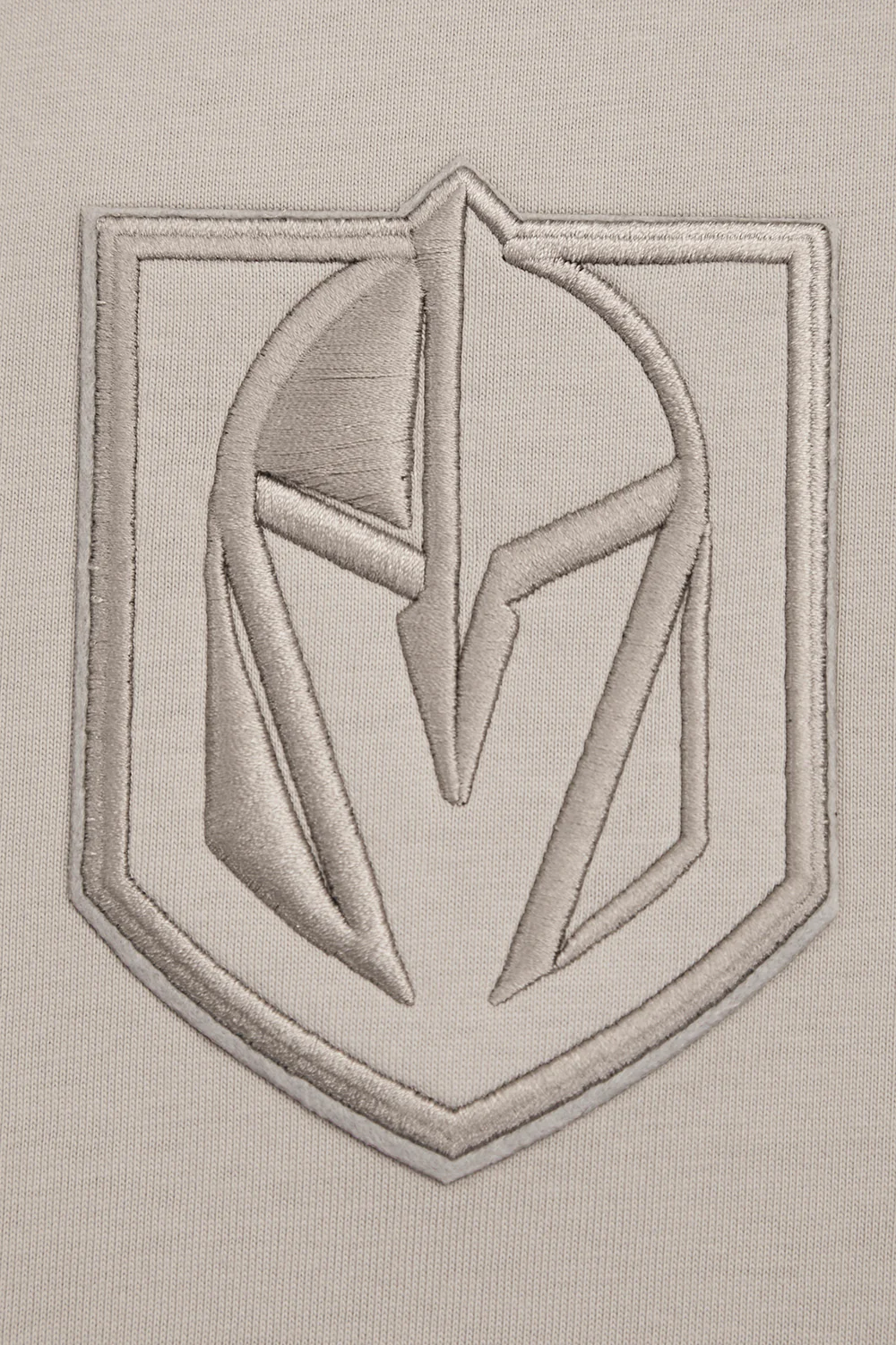 NHL VEGAS GOLDEN KNIGHTS NEUTRAL COTTON JERSEY DROP SHOULDER TEE (TAUPE) - Image 6
