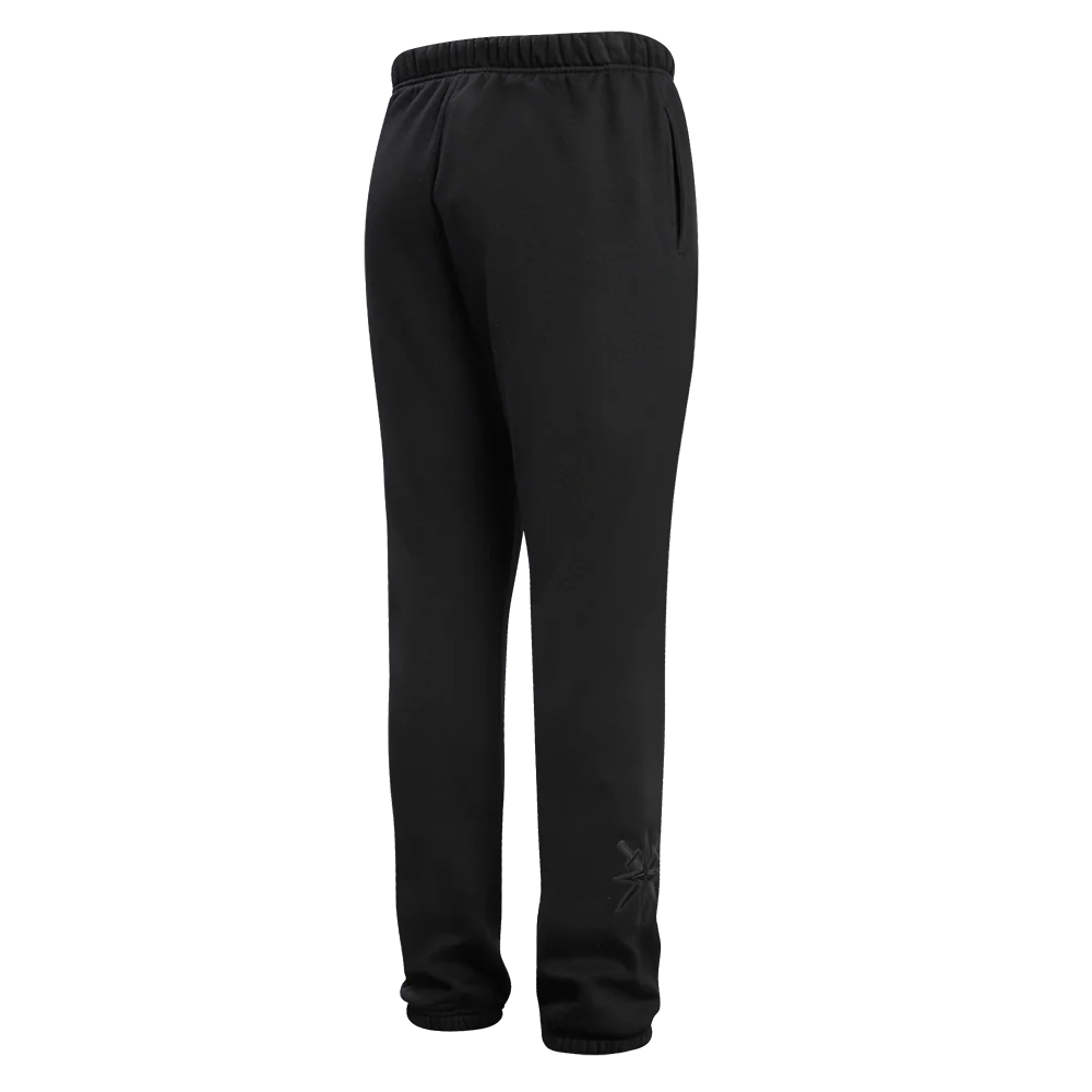 NHL VEGAS GOLDEN KNIGHTS NEUTRAL FLEECE SWEATPANT (BLACK) - Image 3