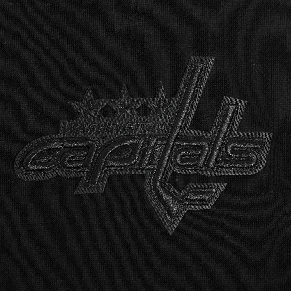 NHL WASHINGTON CAPITALS NEUTRAL MEN'S DROP SHOULDER PULLOVER HOODIE (BLACK) - Image 11