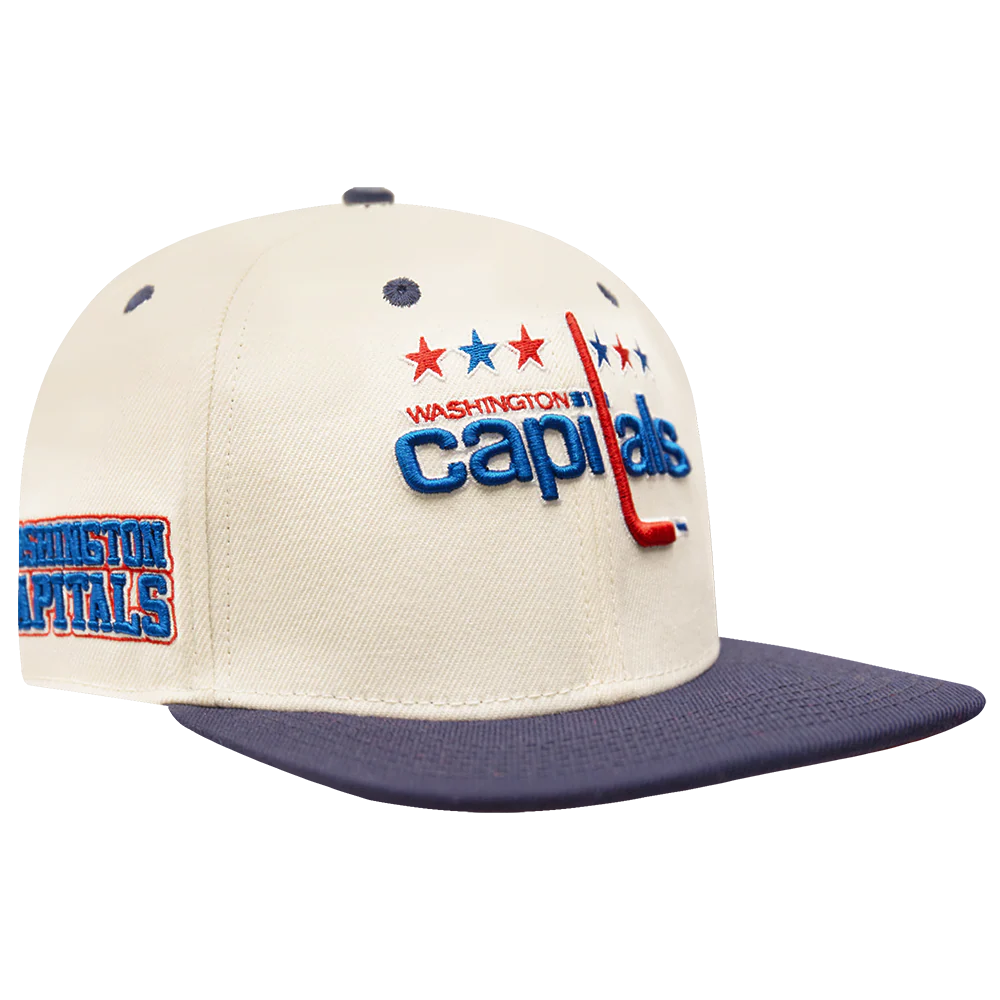 NHL WASHINGTON CAPITALS RETRO CLASSIC UNISEX PRIMARY LOGO WOOL SNAPBACK (EGGSHELL) - Image 2