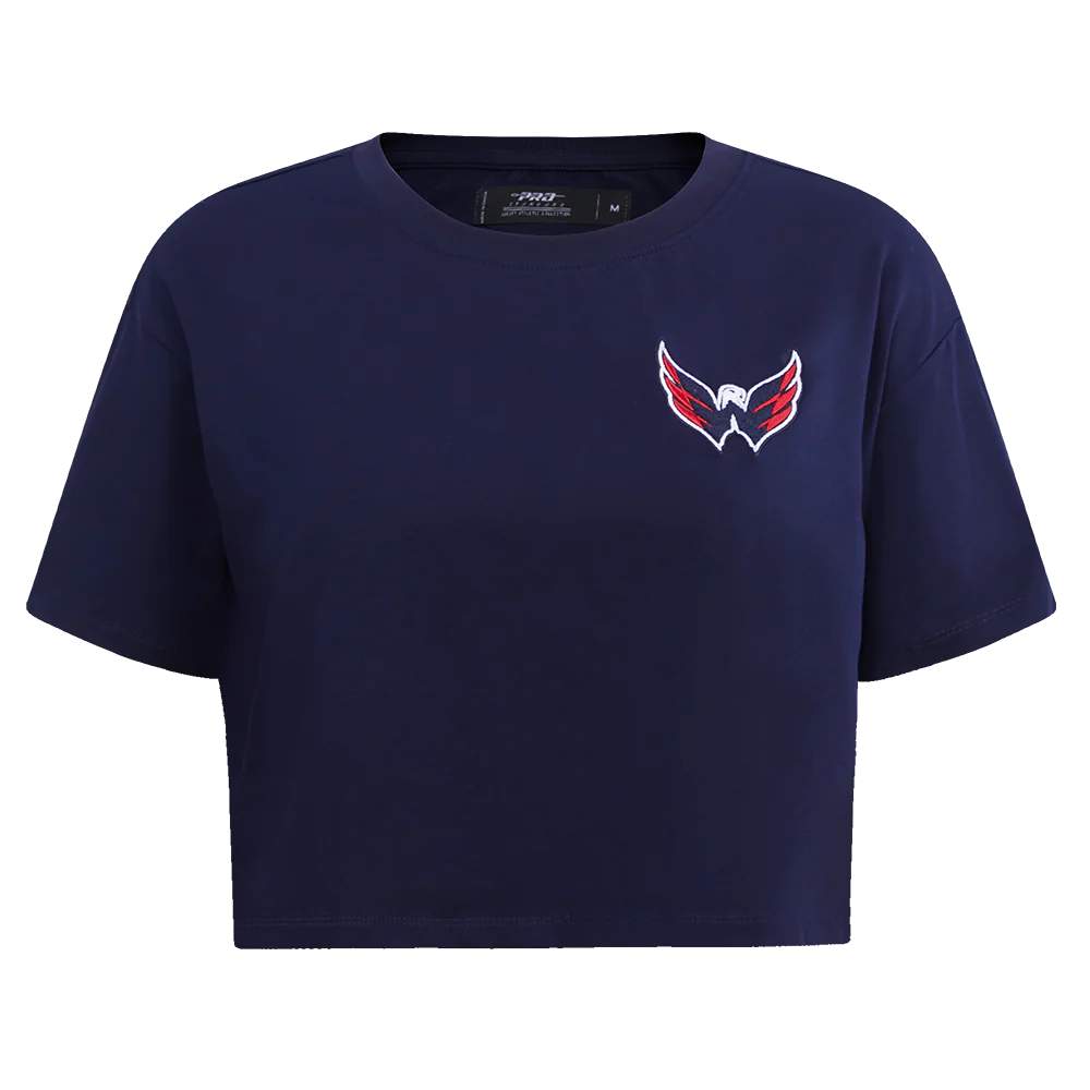 NHL WASHINGTON CAPITALS CLASSIC WOMEN'S SJ BOXY TEE (MIDNIGHT NAVY) - Image 3