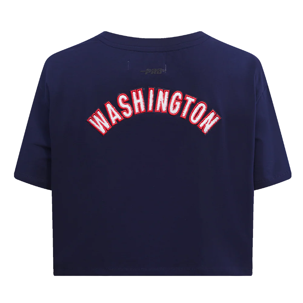 NHL WASHINGTON CAPITALS CLASSIC WOMEN'S SJ BOXY TEE (MIDNIGHT NAVY) - Image 5