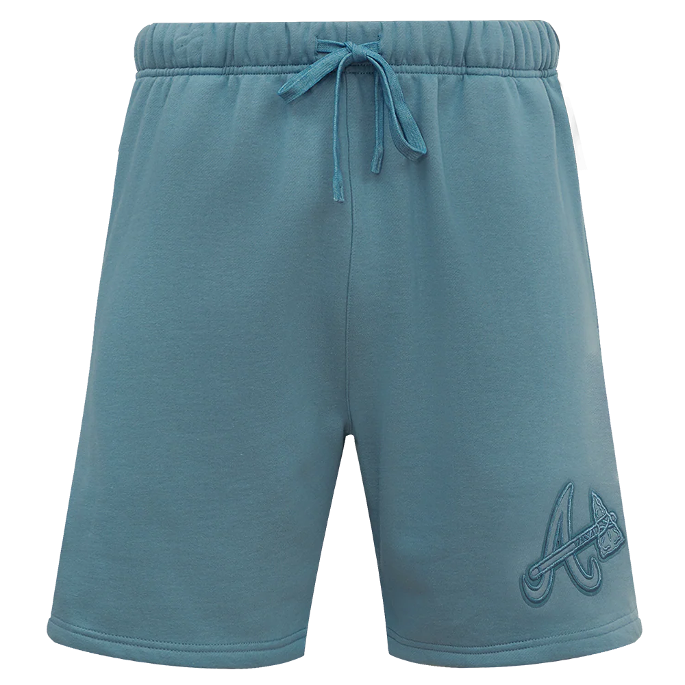 MLB ATLANTA BRAVES NEUTRAL MEN'S FLEECE SHORT (STOPL BLUE) - Image 2
