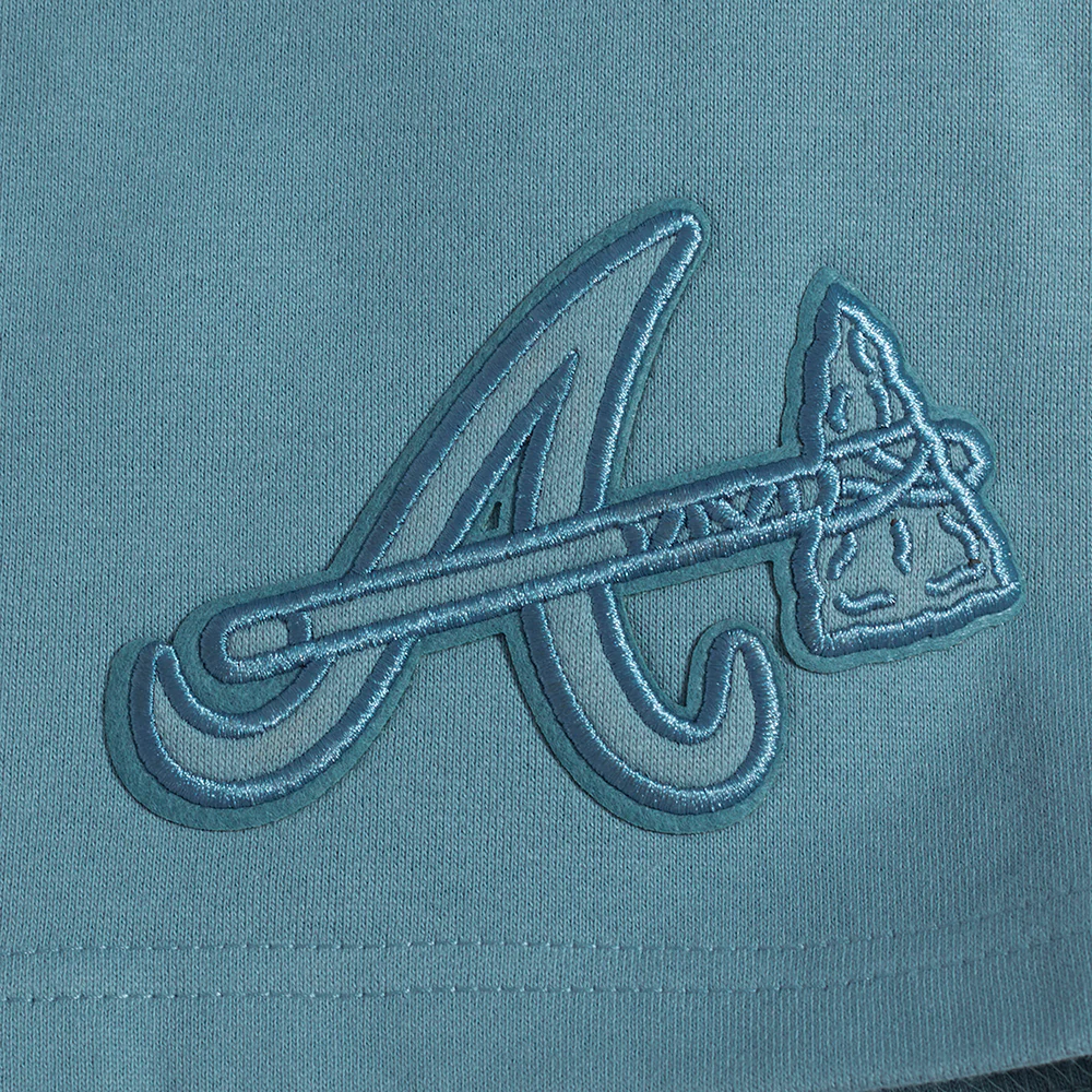 MLB ATLANTA BRAVES NEUTRAL MEN'S FLEECE SHORT (STOPL BLUE) - Image 5