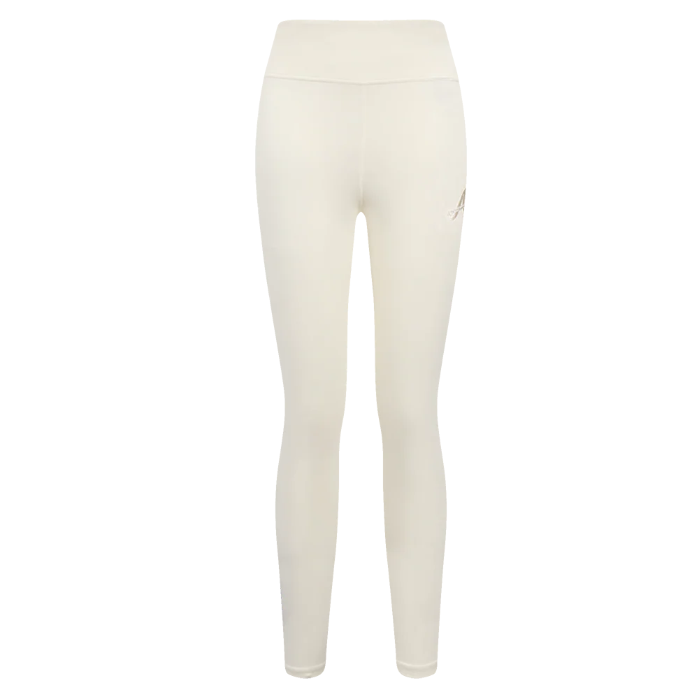 MLB ATLANTA BRAVES NEUTRAL WOMEN'S JERSEY LEGGING (EGGSHELL) - Image 2