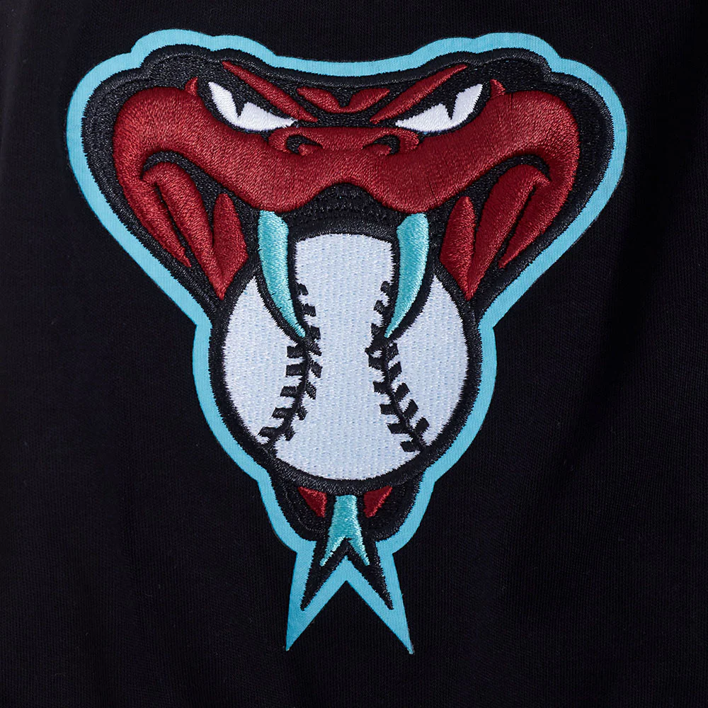 MLB ARIZONA DIAMONDBACKS CORBIN CARROLL #7 CLASSIC MEN'S SHORT SLEEVE PULLOVER HOODIE (BLACK) - Image 6