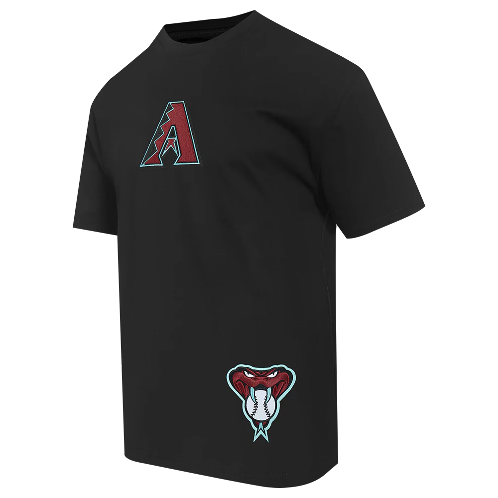 MLB ARIZONA DIAMONDBACKS WINGSPAN MEN'S CJ DROP SHOULDER TEE (BLACK) - Image 3