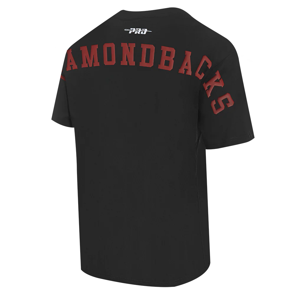 MLB ARIZONA DIAMONDBACKS WINGSPAN MEN'S CJ DROP SHOULDER TEE (BLACK) - Image 4