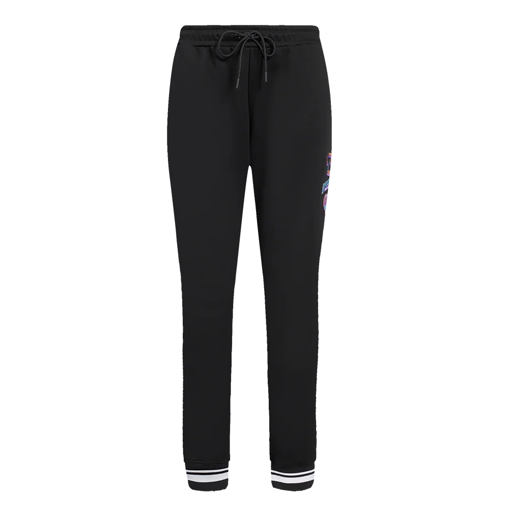 MLB ARIZONA DIAMONDBACKS RETRO CLASSIC WOMEN'S RIB SWEATPANT (BLACK) - Image 2