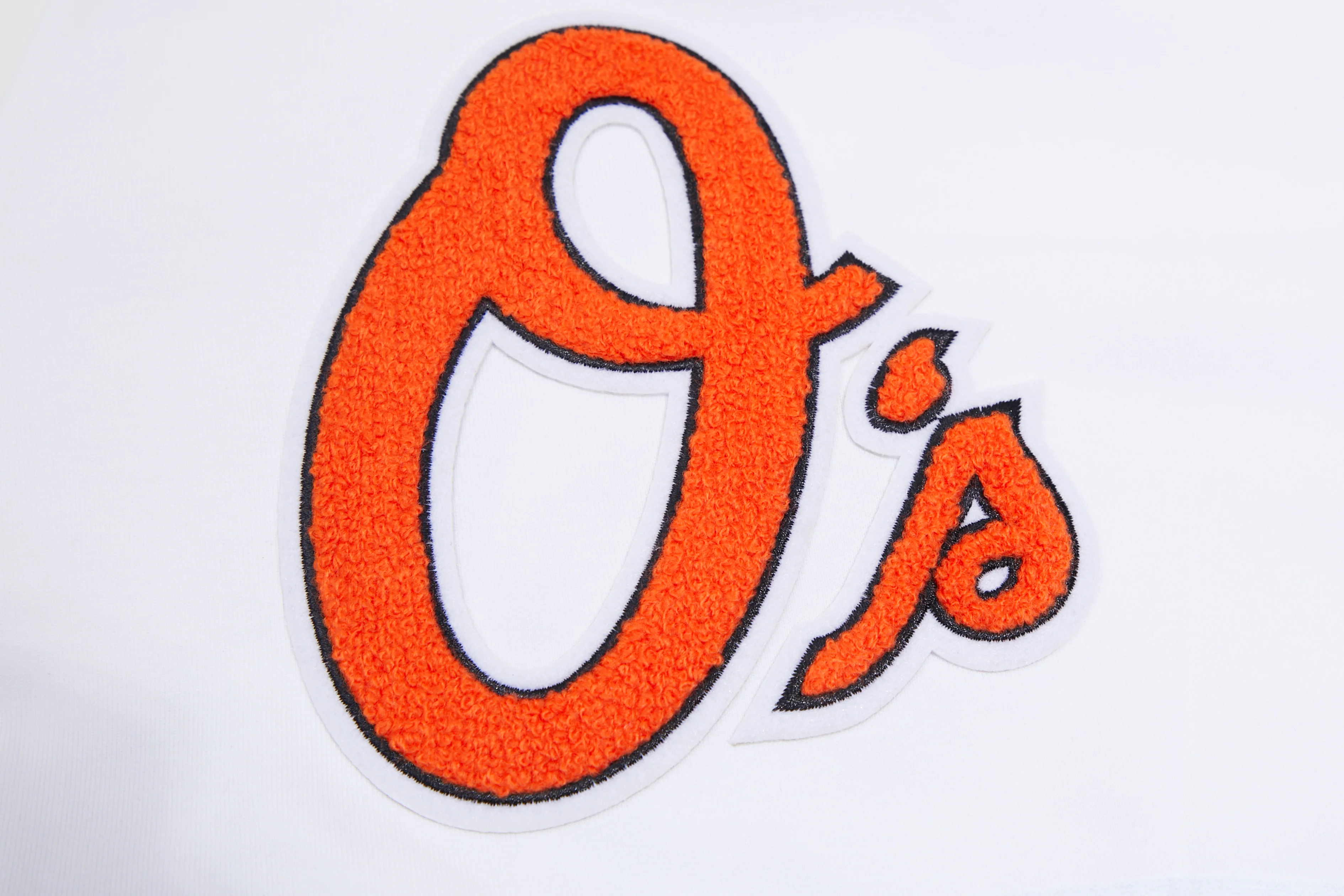 MLB BALTIMORE ORIOLES CLASSIC CHENILLE MEN'S SHORT (WHITE) - Image 6